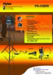 Professional Handy/ Shoulder PA SYSTEM PA h-35 W