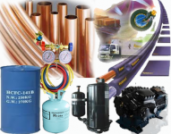 sparepart AC,  Pipa tembaga,  freon,  kompressor,  tools ,  insulation,  AB Wool Lokfom AB Tape ABR Rockwool Polar Air Diffuser POLAR Alumunium Flexible Duct AB Cloth AB Coat AB Mesh