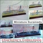 miniatur jembatan suramadu/ icon kota/ icon surabaya/ miniatur/ kerajinan miniatur/ miniature/ city miniature/ city icon.