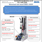 TESTING MX-1000N IMADA STAND / SUPLIER STAND IMADA DAVID YAKIN MAJU SURABAYA - MALANG/ PUSH PULL WITH ZT/ UJI TARIK / UJI TEKAN / ALAT UJI / ALAT PENGUJIAN / PUSH PULL JAPAN
