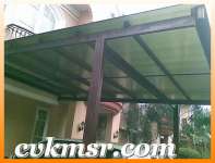 KANOPI PERGOLA GARASI HALTE BESI MINIMALIS CNP