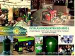 Instalasi Biogas Bioektrik BD 3000L - Biogas Installation BD 3000L