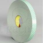3M 4032 Mounting Tape / Double Coated Foam Tape,  tebal: 0.8 mm,  size: 18 mm x 27 m