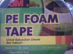 3M 1600T Double Coated PE Foam Tape ( Double Tape) ,  tebal: 1.0 mm,  size: 23 mm x 4.5 m
