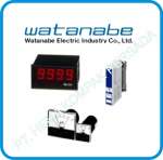 WATANABE,  Energy Monitoring Software,  Real Link &amp; Joint Modules,  Signal Converters,  Graphic Multimeter,  Digital Panel Meters,  Non-contact Meter Relay,  Power Multimeters,  Multiplex-Transmitters,  Bar Graph Meter Relays,  Electric Current Recorder