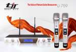 Professional Digital Wireless Microphone( U-759 UHF system for KTV Room )