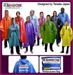 Jas Hujan Poncho Rainbow High Quality | Poncho Raincoat