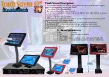 Touchscreen19inches ; 22inches ( untuk Karaoke Player dan Computer system)