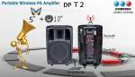 Portable Wireless PA Amplifer DP T2
