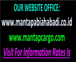 JASA PENGIRIMAN BARANG DOMESTIK,  IMPORT,  & EKSPORT ( www.mantapabiahabadi.co.id or http: / / mantapcargo.com)