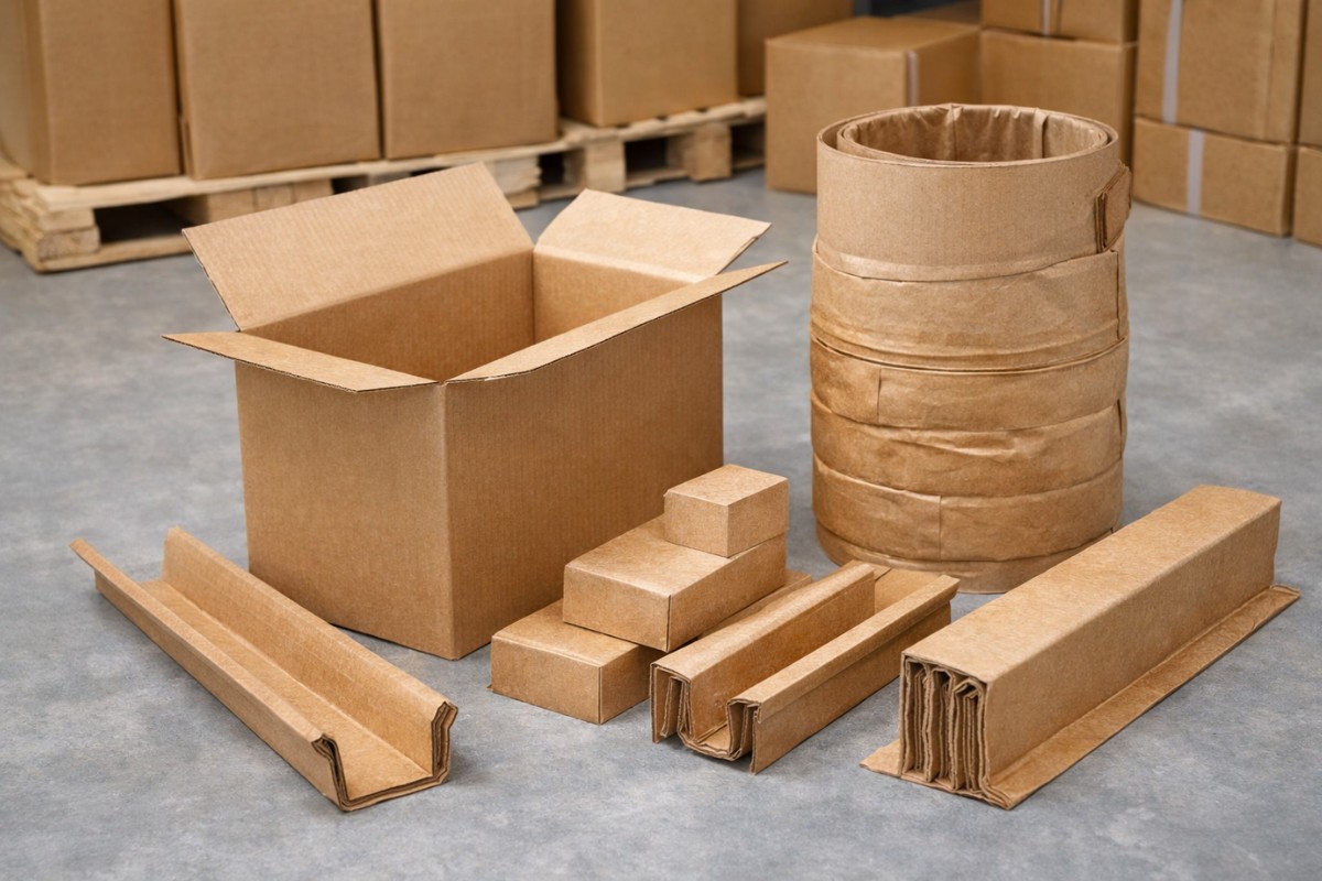 Industrial paper cushioning packaging materials
